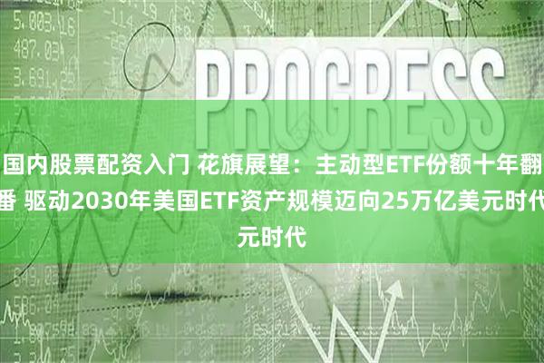 国内股票配资入门 花旗展望：主动型ETF份额十年翻番 驱动2030年美国ETF资产规模迈向25万亿美元时代